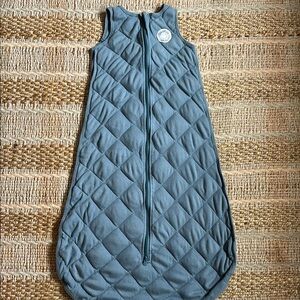 Blue Quilted Sleep Sack Pajamas